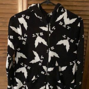 F21 fleece bat onesie